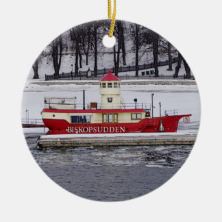 Stockholm Zweden Bliksschip Biskopplotseling Birth Keramisch Ornament
