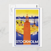 Stockholm Zweden Briefkaart (Voorkant / Achterkant)