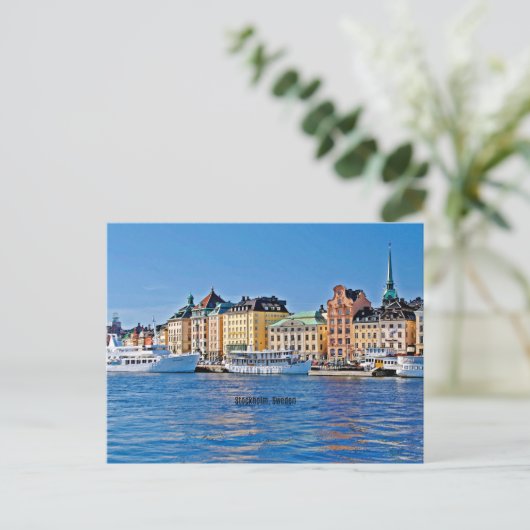 Stockholm, Zweden Briefkaart (Staand voorkant)