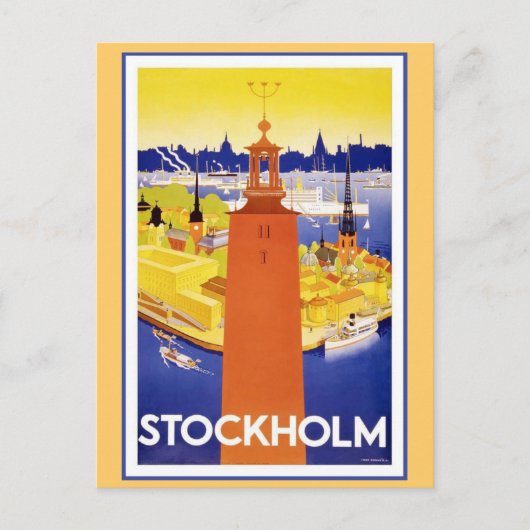  Stockholm Zweden Briefkaart (Voorkant)