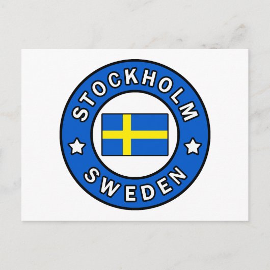 Stockholm Zweden Briefkaart (Voorkant)
