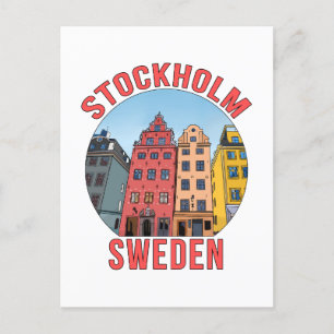 Stockholm Zweden Briefkaart