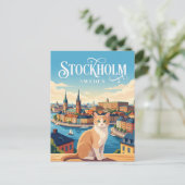Stockholm Zweden Briefkaart (Staand voorkant)