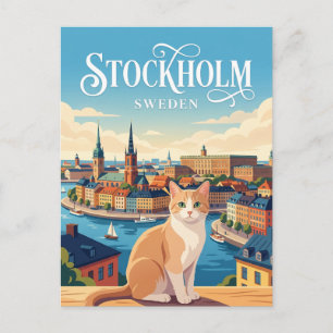 Stockholm Zweden Briefkaart
