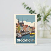 Stockholm Zweden Briefkaart (Staand voorkant)