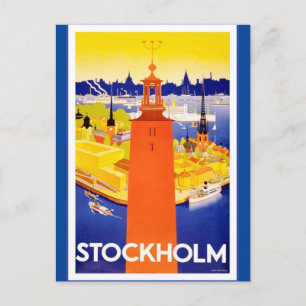 Stockholm Zweden Briefkaart