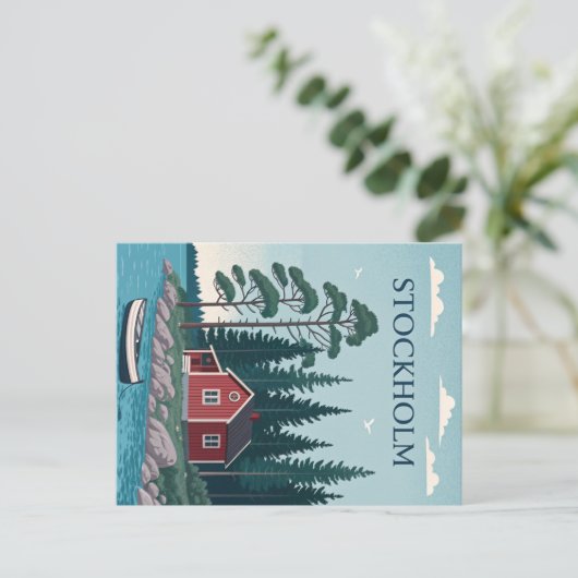 Stockholm, Zweden Briefkaart (Staand voorkant)