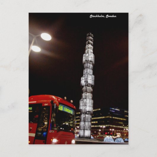 Stockholm, Zweden Briefkaart (Voorkant)