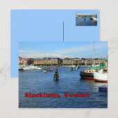 Stockholm, Zweden Briefkaart (Voorkant / Achterkant)