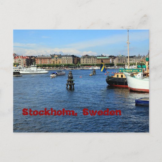 Stockholm, Zweden Briefkaart (Voorkant)
