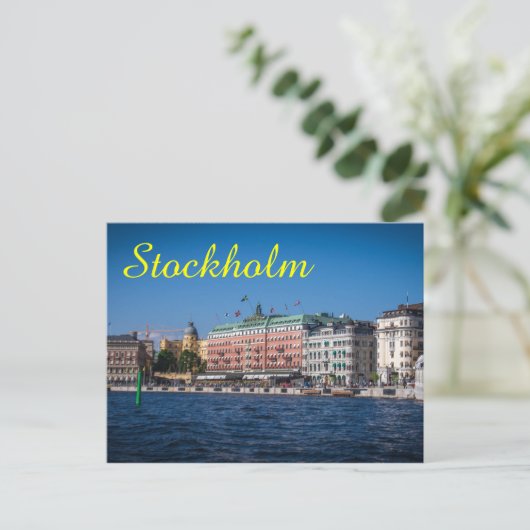 Stockholm Zweden Briefkaart (Staand voorkant)