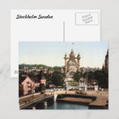 Stockholm Zweden Briefkaart (Voorkant / Achterkant)