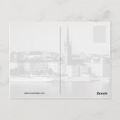 Stockholm, Zweden Briefkaart (Achterkant)