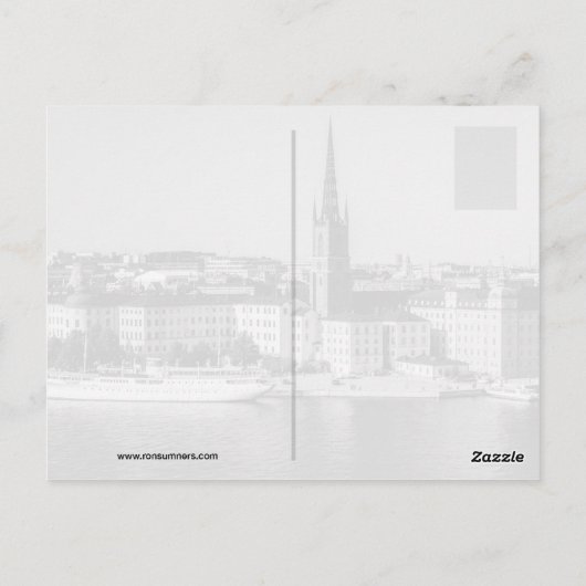 Stockholm, Zweden Briefkaart (Achterkant)