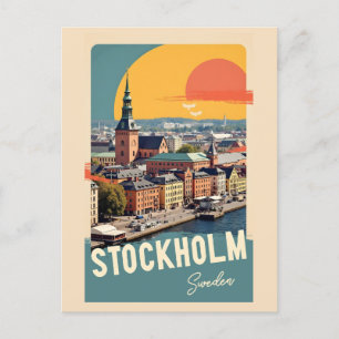 Stockholm Zweden Briefkaart