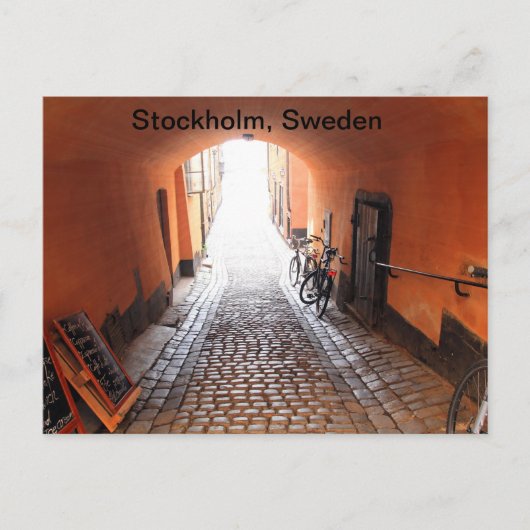 Stockholm, Zweden Briefkaart (Voorkant)