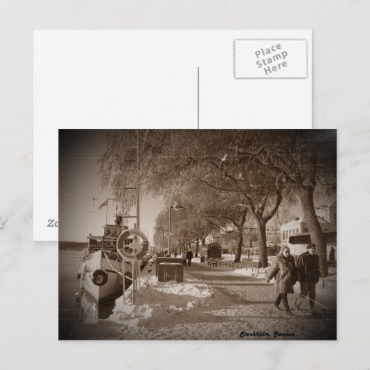 Stockholm, Zweden Briefkaart (Voorkant / Achterkant)