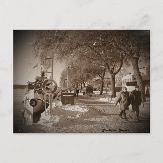 Stockholm, Zweden Briefkaart (Voorkant)