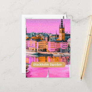 Stockholm Zweden Briefkaart, Stockholm Briefkaart, Briefkaart