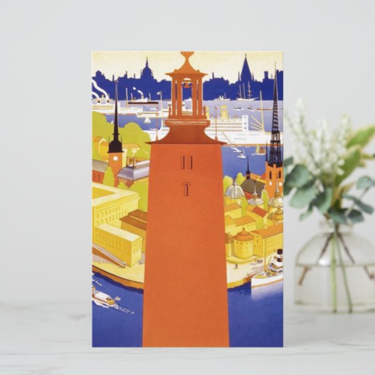  Stockholm Zweden Briefpapier (Staand voorkant)