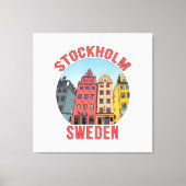 Stockholm Zweden Canvas Afdruk (Voorkant)