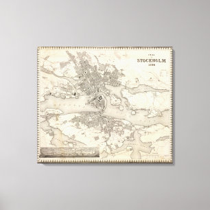 Stockholm, Zweden Canvas Afdruk