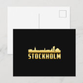 Stockholm Zweden City Skyline Cityscape Funny Gift Briefkaart (Voorkant / Achterkant)