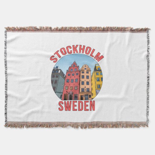 Stockholm Zweden Deken (Voorkant)