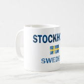 Stockholm Zweden Design Koffiemok (Voorkant links)