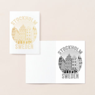 Stockholm Zweden Folie Kaarten