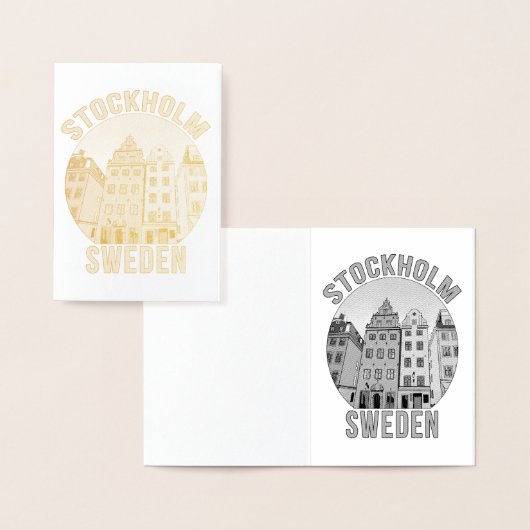 Stockholm Zweden Folie Kaarten (Display)