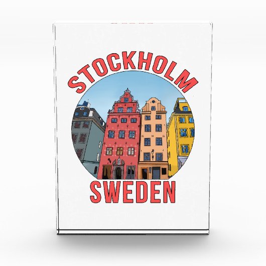 Stockholm Zweden Fotoblokken (Voorkant)