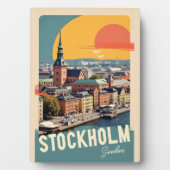 Stockholm Zweden Fotoplaat (voorkant)