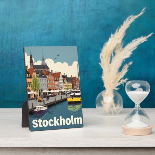 Stockholm Zweden Fotoplaat (Zijkant)