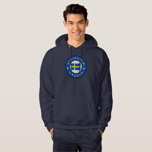 Stockholm Zweden Hoodie (Voorkant volledig)