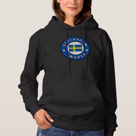 Stockholm Zweden Hoodie (Voorkant)