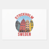 Stockholm Zweden Inpakpapier Vel (Voorkant 3)