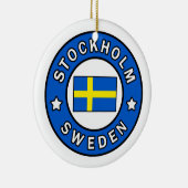 Stockholm Zweden Keramisch Ornament (Rechts)