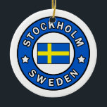 Stockholm Zweden Keramisch Ornament<br><div class="desc">Stockholm</div>