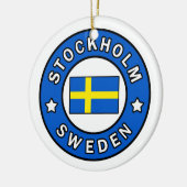 Stockholm Zweden Keramisch Ornament (Links)