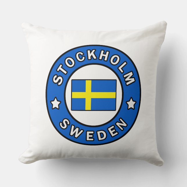 Stockholm Zweden Kussen (Voorkant)