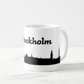 Stockholm Zweden Landmark Gift Mok (Voorkant rechts)
