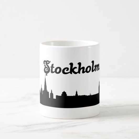 Stockholm Zweden Landmark Gift Mok (Center)