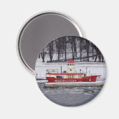 Stockholm Zweden Lightship Biskopplotseling Magneet (Voorkant / Achterkant)