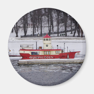 Stockholm Zweden Lightship Biskopplotseling Magneet