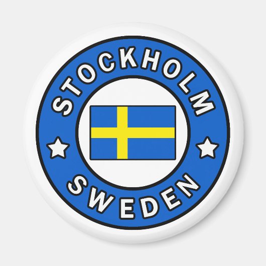 Stockholm Zweden Magneet (Voorkant)