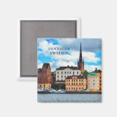 Stockholm, Zweden Magneet (Voorkant / Achterkant)