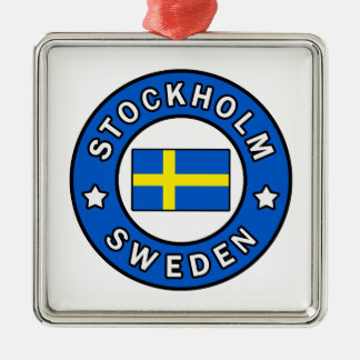 Stockholm Zweden Metalen Ornament