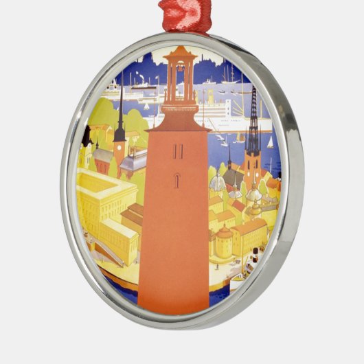  Stockholm Zweden Metalen Ornament (Links)