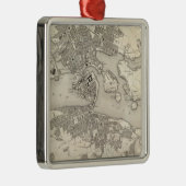 Stockholm, Zweden Metalen Ornament (Rechts)